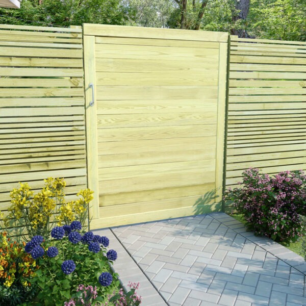 Garden Gate Impregnated Pinewood 125x100 cm