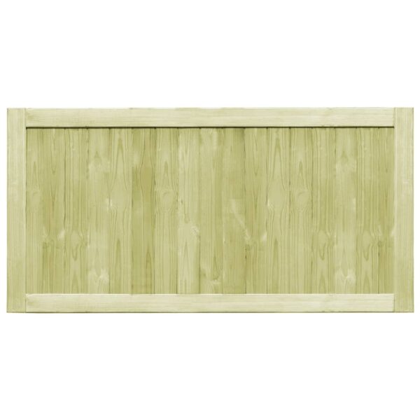 Garden Gates 2 pcs Impregnated Pinewood 300x75 cm