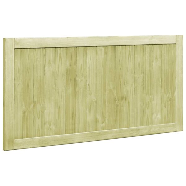 Garden Gates 2 pcs Impregnated Pinewood 300x75 cm