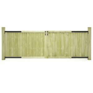 Garden Gates 2 pcs Impregnated Pinewood 300x100 cm