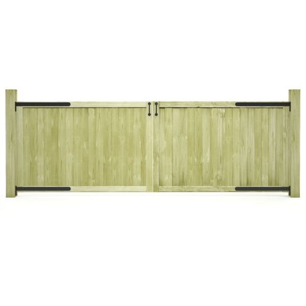 Garden Gates 2 pcs Impregnated Pinewood 300x100 cm