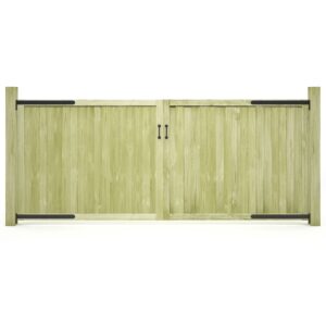 Garden Gates 2 pcs Impregnated Pinewood 300x125 cm