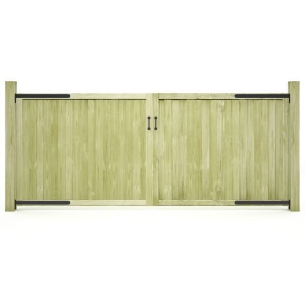 Garden Gates 2 pcs Impregnated Pinewood 300x125 cm