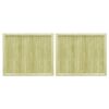 Garden Gates 2 pcs Impregnated Pinewood 300x125 cm