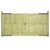 Garden Gates 2 pcs Impregnated Pinewood 300x150 cm