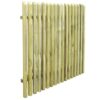 Picket Garden Gate Impregnated Pinewood 100x100 cm