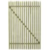 Picket Garden Gate Impregnated Pinewood 100x150 cm