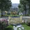 Garden Gate Impregnated Pinewood 100x60 cm