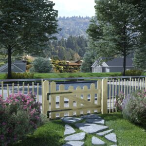 Garden Gate Impregnated Pinewood 100x60 cm