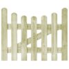 Garden Gate Impregnated Pinewood 100x80 cm