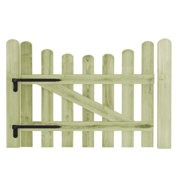 Garden Gate Impregnated Pinewood 100x80 cm