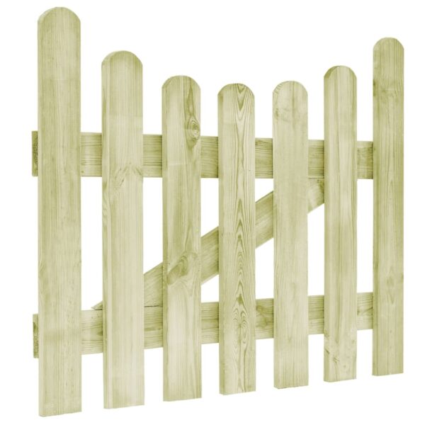 Garden Gate Impregnated Pinewood 100x80 cm