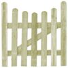 Garden Gate Impregnated Pinewood 100x100 cm
