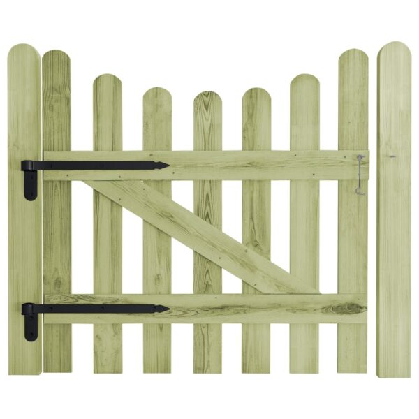 Garden Gate Impregnated Pinewood 100x100 cm