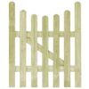 Garden Gate Impregnated Pinewood 100x120 cm