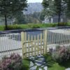 Garden Gate Impregnated Pinewood 100x120 cm