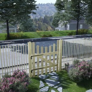 Garden Gate Impregnated Pinewood 100x120 cm