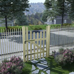 Garden Gate Impregnated Pinewood 100x150 cm