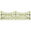 Garden Gates 2 pcs Impregnated Pinewood 150x100 cm