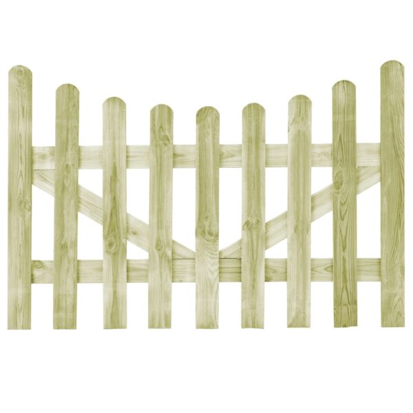 Garden Gates 2 pcs Impregnated Pinewood 150x100 cm