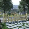 Garden Gates 2 pcs Impregnated Pinewood 150x100 cm