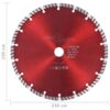 Diamond Cutting Disc with Turbo Steel 230 mm