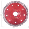 Diamond Cutting Disc with Holes Steel 125 mm