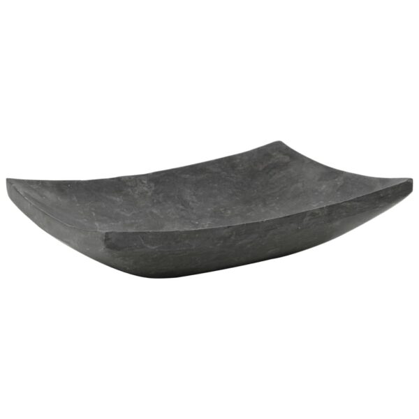 Sink 50x35x12 cm Marble Black