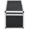 Storage Cases 2 pcs Black Aluminium
