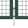 Garden Gate Steel 350x125 cm Green