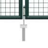 Garden Gate Steel 500x150 cm Green