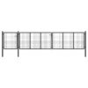Garden Gate Steel 500x75 cm Anthracite