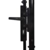 Garden Gate Steel 2.45x4 m Black