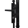 Garden Fence Gate with Arched Top 200 x 400 cm Steel