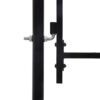 Garden Fence Gate with Arched Top 200 x 400 cm Steel