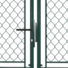 Garden Gate Steel 300x150 cm Green