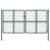 Garden Gate Steel 300x175 cm Green