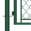 Garden Gate Steel 75x350 cm Green