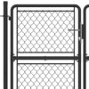 Garden Gate Steel 125x350 cm Anthracite