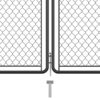 Garden Gate Steel 200x350 cm Anthracite