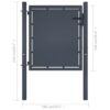 Garden Gate Steel 100x100 cm Anthracite
