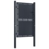 Garden Gate Steel 100x175 cm Anthracite