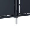 Garden Gate Metal 5x1.5 m Anthracite