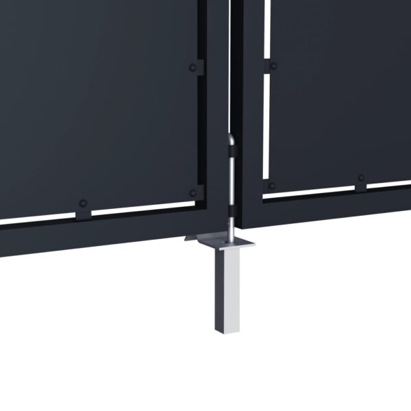 Garden Gate Metal 5x1.5 m Anthracite