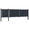 Garden Gate Metal 4x1.5 m Anthracite