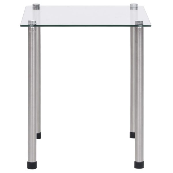 Nesting Tables 3 pcs Transparent Tempered Glass