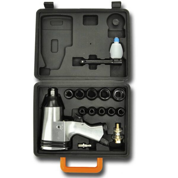 16 Piece Air Impact Wrench Set 1 2"
