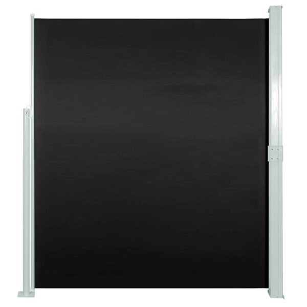 Patio Terrace Side awning 160 x 300 cm Black