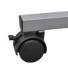 Compact Computer Desk with Pull-out Keyboard Tray Black