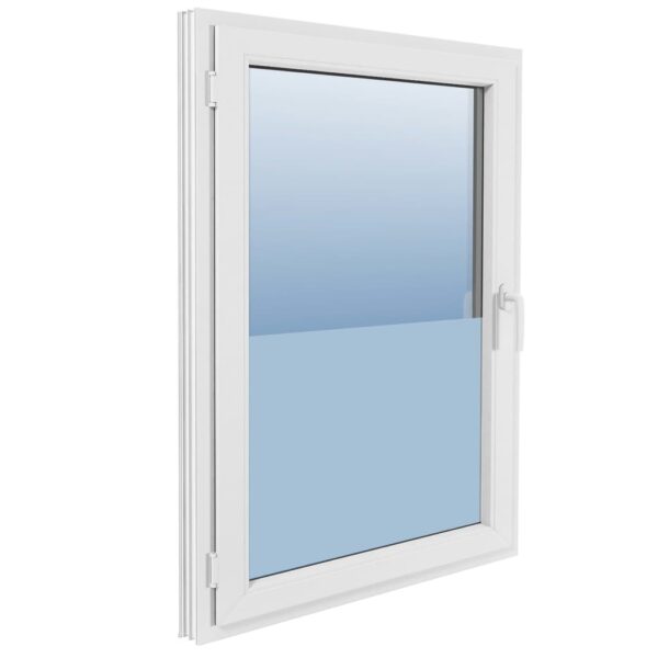 Window Film Frosted Grey 0.9x5 m PVC